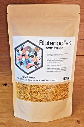 Blütenpollen 500g aus eigener - blütenpollen,