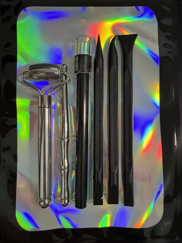 Trading card repair - card, tool-set